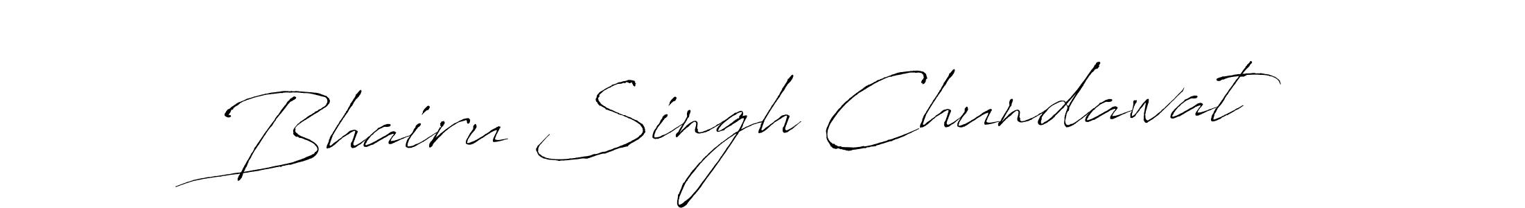 Create a beautiful signature design for name Bhairu Singh Chundawat. With this signature (Antro_Vectra) fonts, you can make a handwritten signature for free. Bhairu Singh Chundawat signature style 6 images and pictures png