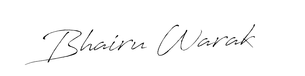 You should practise on your own different ways (Antro_Vectra) to write your name (Bhairu Warak) in signature. don't let someone else do it for you. Bhairu Warak signature style 6 images and pictures png