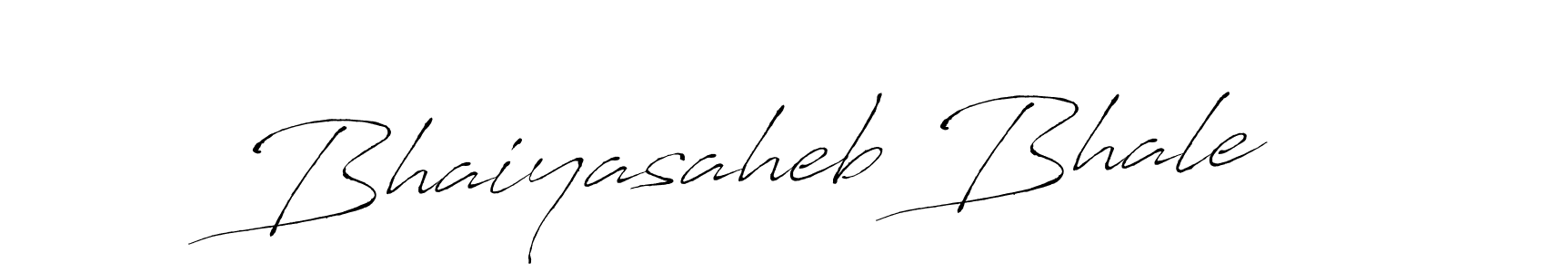 Make a beautiful signature design for name Bhaiyasaheb Bhale. With this signature (Antro_Vectra) style, you can create a handwritten signature for free. Bhaiyasaheb Bhale signature style 6 images and pictures png