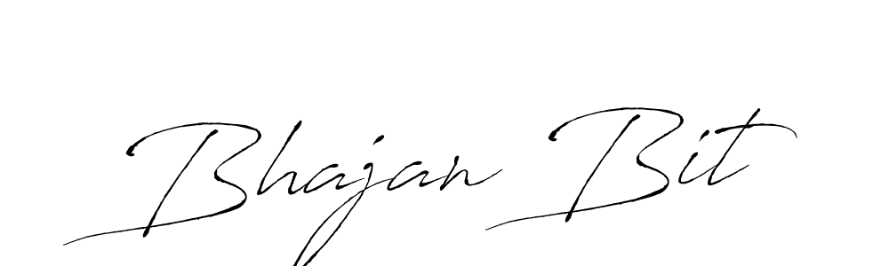 Also we have Bhajan Bit name is the best signature style. Create professional handwritten signature collection using Antro_Vectra autograph style. Bhajan Bit signature style 6 images and pictures png