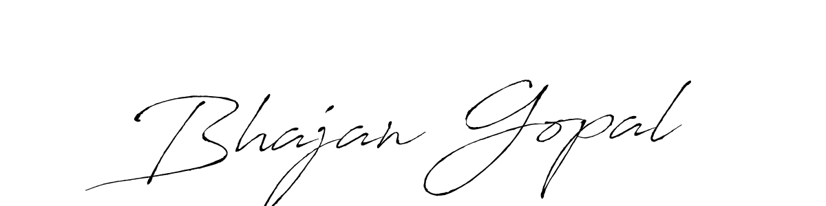 Antro_Vectra is a professional signature style that is perfect for those who want to add a touch of class to their signature. It is also a great choice for those who want to make their signature more unique. Get Bhajan Gopal name to fancy signature for free. Bhajan Gopal signature style 6 images and pictures png