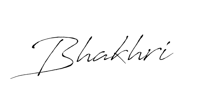 Create a beautiful signature design for name Bhakhri. With this signature (Antro_Vectra) fonts, you can make a handwritten signature for free. Bhakhri signature style 6 images and pictures png