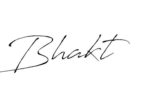 Create a beautiful signature design for name Bhakt. With this signature (Antro_Vectra) fonts, you can make a handwritten signature for free. Bhakt signature style 6 images and pictures png