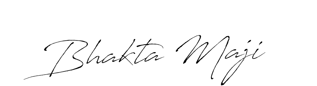 How to make Bhakta Maji name signature. Use Antro_Vectra style for creating short signs online. This is the latest handwritten sign. Bhakta Maji signature style 6 images and pictures png