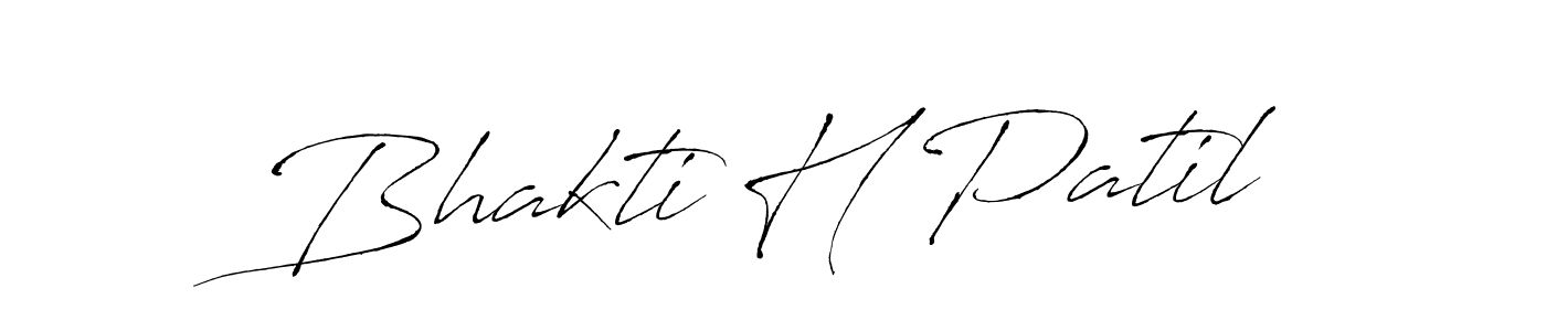 The best way (Antro_Vectra) to make a short signature is to pick only two or three words in your name. The name Bhakti H Patil include a total of six letters. For converting this name. Bhakti H Patil signature style 6 images and pictures png
