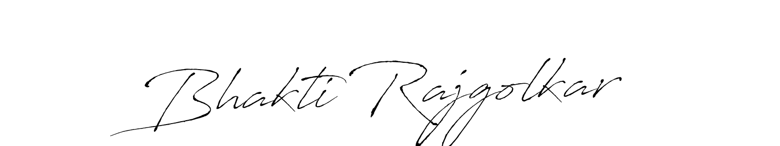Design your own signature with our free online signature maker. With this signature software, you can create a handwritten (Antro_Vectra) signature for name Bhakti Rajgolkar. Bhakti Rajgolkar signature style 6 images and pictures png