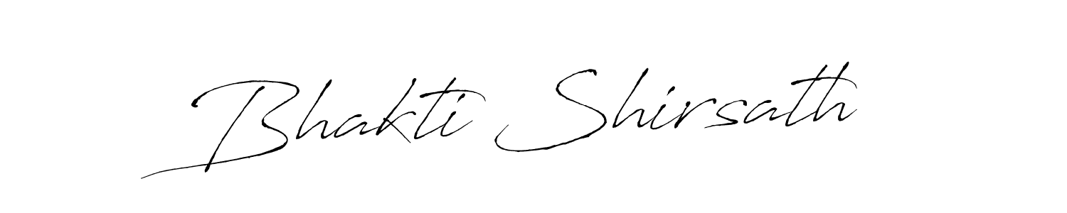 Also we have Bhakti Shirsath name is the best signature style. Create professional handwritten signature collection using Antro_Vectra autograph style. Bhakti Shirsath signature style 6 images and pictures png