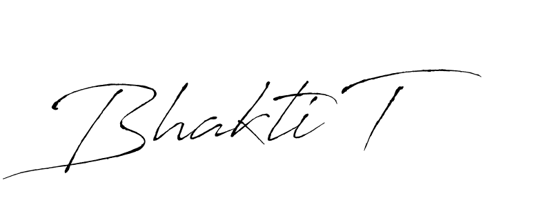 if you are searching for the best signature style for your name Bhakti T. so please give up your signature search. here we have designed multiple signature styles  using Antro_Vectra. Bhakti T signature style 6 images and pictures png