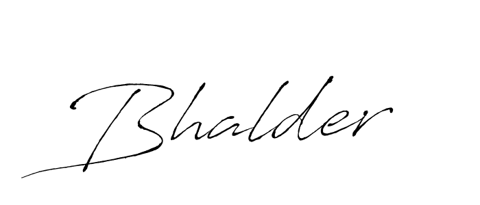 How to make Bhalder signature? Antro_Vectra is a professional autograph style. Create handwritten signature for Bhalder name. Bhalder signature style 6 images and pictures png