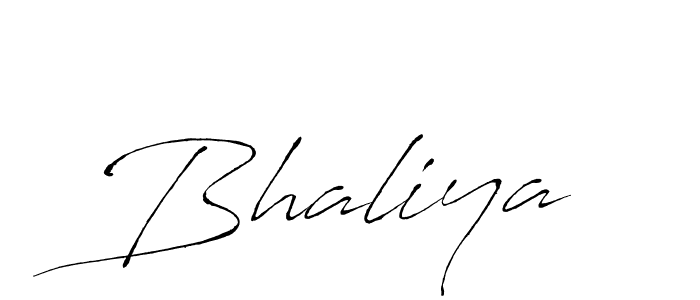 Create a beautiful signature design for name Bhaliya. With this signature (Antro_Vectra) fonts, you can make a handwritten signature for free. Bhaliya signature style 6 images and pictures png