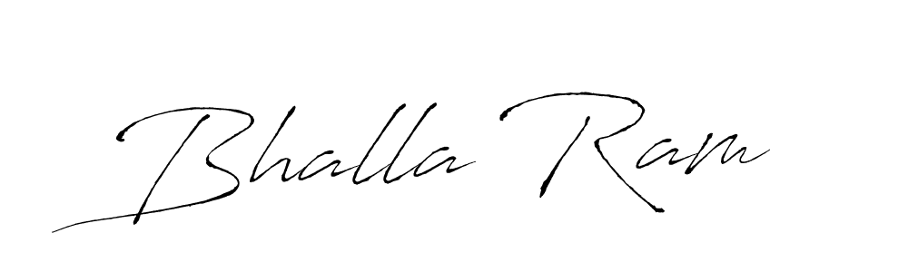 Create a beautiful signature design for name Bhalla Ram. With this signature (Antro_Vectra) fonts, you can make a handwritten signature for free. Bhalla Ram signature style 6 images and pictures png