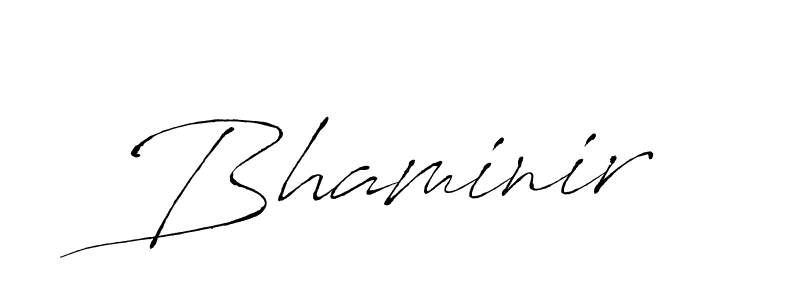 Design your own signature with our free online signature maker. With this signature software, you can create a handwritten (Antro_Vectra) signature for name Bhaminir. Bhaminir signature style 6 images and pictures png
