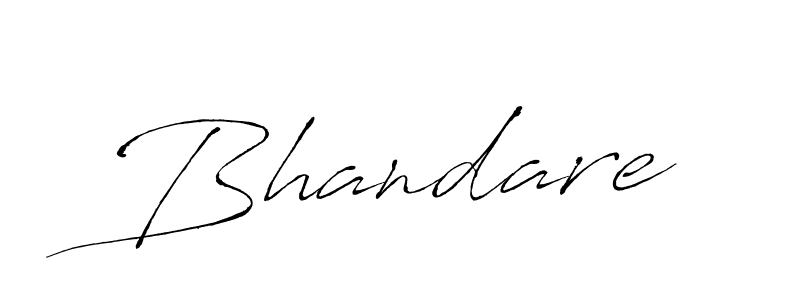 Make a beautiful signature design for name Bhandare. With this signature (Antro_Vectra) style, you can create a handwritten signature for free. Bhandare signature style 6 images and pictures png