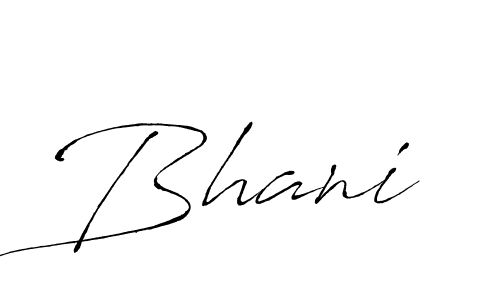 Create a beautiful signature design for name Bhani. With this signature (Antro_Vectra) fonts, you can make a handwritten signature for free. Bhani signature style 6 images and pictures png