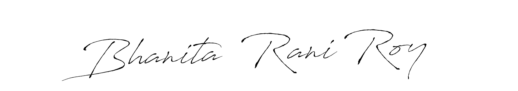 You can use this online signature creator to create a handwritten signature for the name Bhanita  Rani Roy. This is the best online autograph maker. Bhanita  Rani Roy signature style 6 images and pictures png