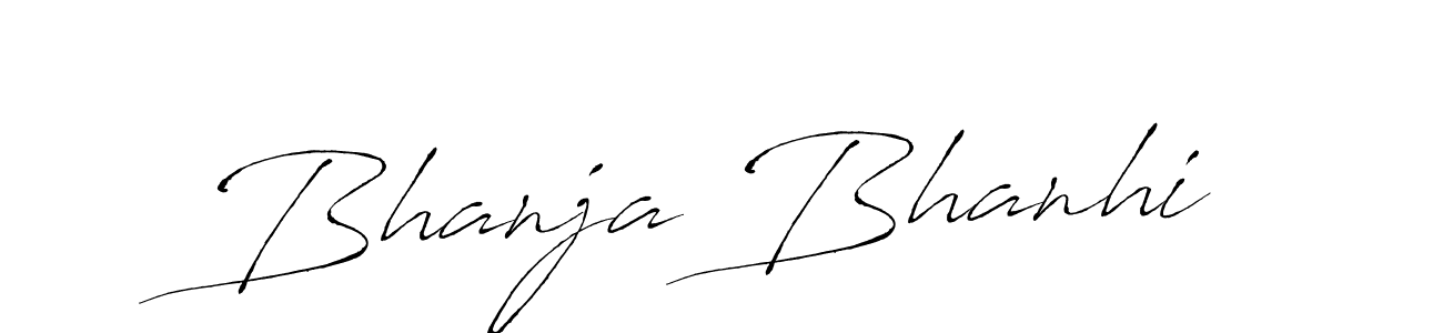 Make a beautiful signature design for name Bhanja Bhanhi. With this signature (Antro_Vectra) style, you can create a handwritten signature for free. Bhanja Bhanhi signature style 6 images and pictures png