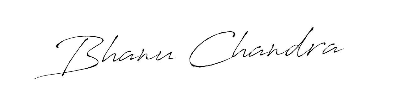 How to make Bhanu Chandra name signature. Use Antro_Vectra style for creating short signs online. This is the latest handwritten sign. Bhanu Chandra signature style 6 images and pictures png