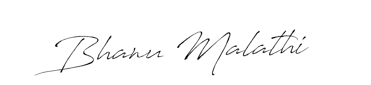 How to make Bhanu Malathi signature? Antro_Vectra is a professional autograph style. Create handwritten signature for Bhanu Malathi name. Bhanu Malathi signature style 6 images and pictures png