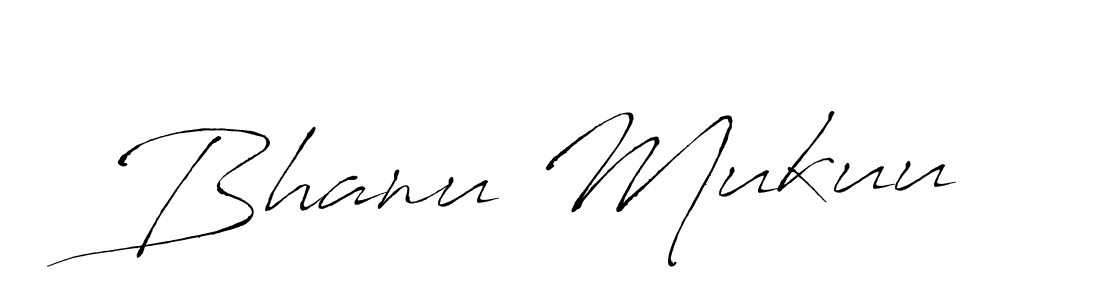 You should practise on your own different ways (Antro_Vectra) to write your name (Bhanu Mukuu) in signature. don't let someone else do it for you. Bhanu Mukuu signature style 6 images and pictures png