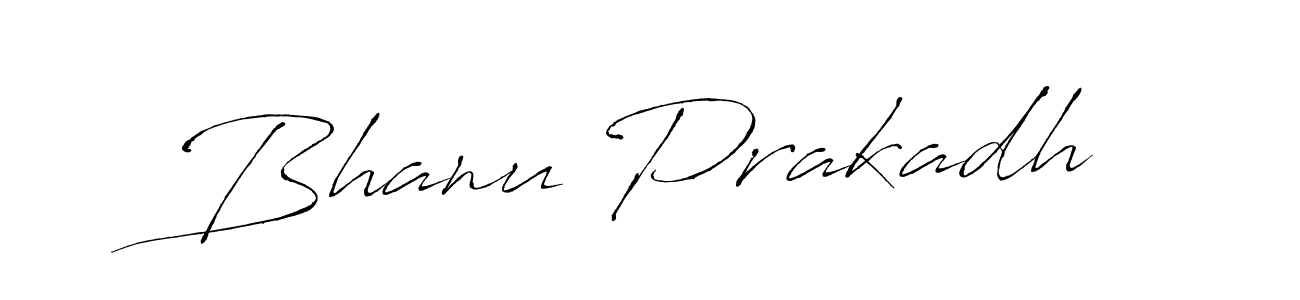 How to make Bhanu Prakadh signature? Antro_Vectra is a professional autograph style. Create handwritten signature for Bhanu Prakadh name. Bhanu Prakadh signature style 6 images and pictures png