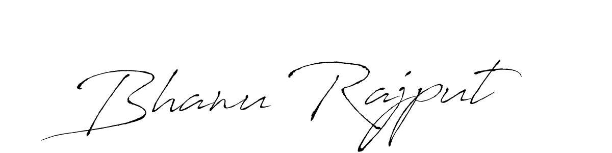 Design your own signature with our free online signature maker. With this signature software, you can create a handwritten (Antro_Vectra) signature for name Bhanu Rajput. Bhanu Rajput signature style 6 images and pictures png