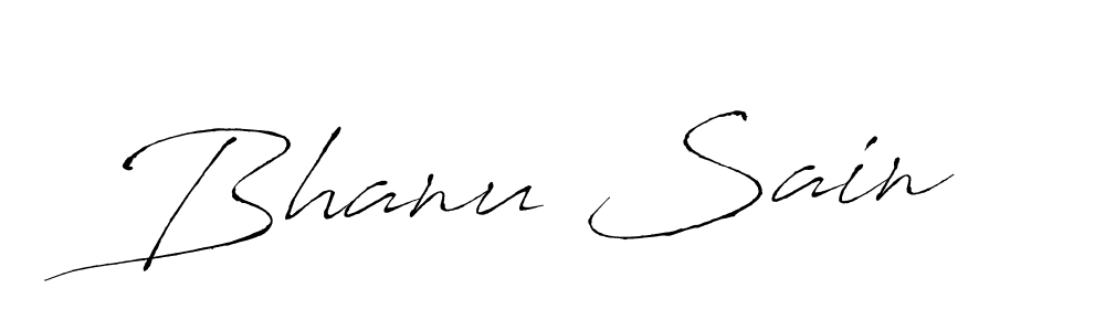 How to make Bhanu Sain signature? Antro_Vectra is a professional autograph style. Create handwritten signature for Bhanu Sain name. Bhanu Sain signature style 6 images and pictures png