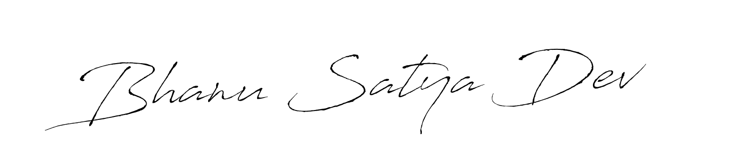 Bhanu Satya Dev stylish signature style. Best Handwritten Sign (Antro_Vectra) for my name. Handwritten Signature Collection Ideas for my name Bhanu Satya Dev. Bhanu Satya Dev signature style 6 images and pictures png