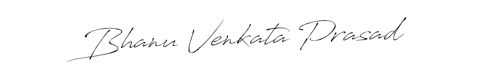 Create a beautiful signature design for name Bhanu Venkata Prasad. With this signature (Antro_Vectra) fonts, you can make a handwritten signature for free. Bhanu Venkata Prasad signature style 6 images and pictures png