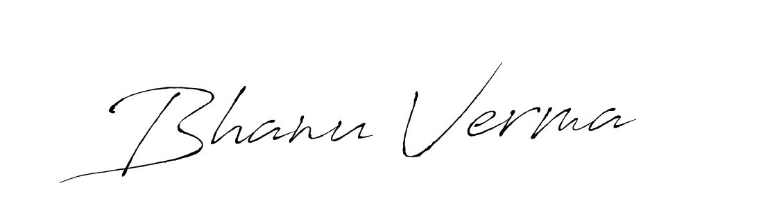 It looks lik you need a new signature style for name Bhanu Verma. Design unique handwritten (Antro_Vectra) signature with our free signature maker in just a few clicks. Bhanu Verma signature style 6 images and pictures png