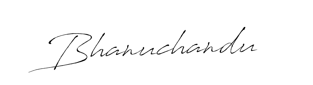 The best way (Antro_Vectra) to make a short signature is to pick only two or three words in your name. The name Bhanuchandu include a total of six letters. For converting this name. Bhanuchandu signature style 6 images and pictures png