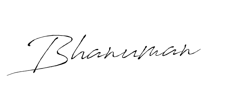 Make a beautiful signature design for name Bhanuman. With this signature (Antro_Vectra) style, you can create a handwritten signature for free. Bhanuman signature style 6 images and pictures png
