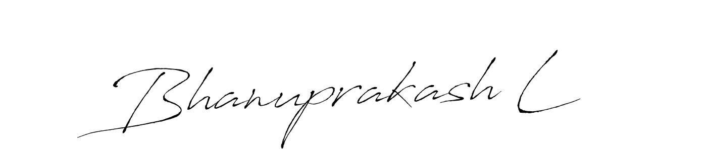You should practise on your own different ways (Antro_Vectra) to write your name (Bhanuprakash L) in signature. don't let someone else do it for you. Bhanuprakash L signature style 6 images and pictures png