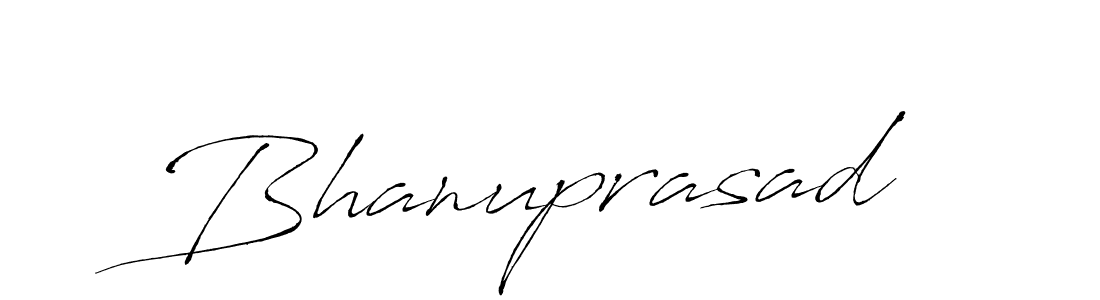 Make a beautiful signature design for name Bhanuprasad. With this signature (Antro_Vectra) style, you can create a handwritten signature for free. Bhanuprasad signature style 6 images and pictures png
