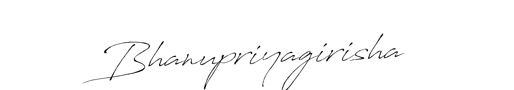 Also we have Bhanupriyagirisha name is the best signature style. Create professional handwritten signature collection using Antro_Vectra autograph style. Bhanupriyagirisha signature style 6 images and pictures png