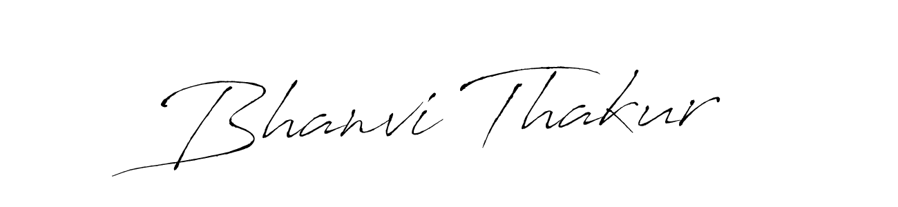 How to make Bhanvi Thakur signature? Antro_Vectra is a professional autograph style. Create handwritten signature for Bhanvi Thakur name. Bhanvi Thakur signature style 6 images and pictures png