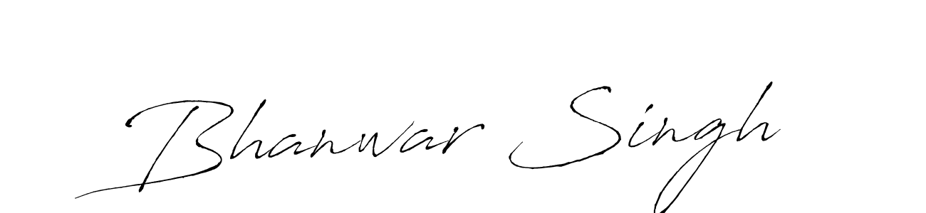 Use a signature maker to create a handwritten signature online. With this signature software, you can design (Antro_Vectra) your own signature for name Bhanwar Singh. Bhanwar Singh signature style 6 images and pictures png