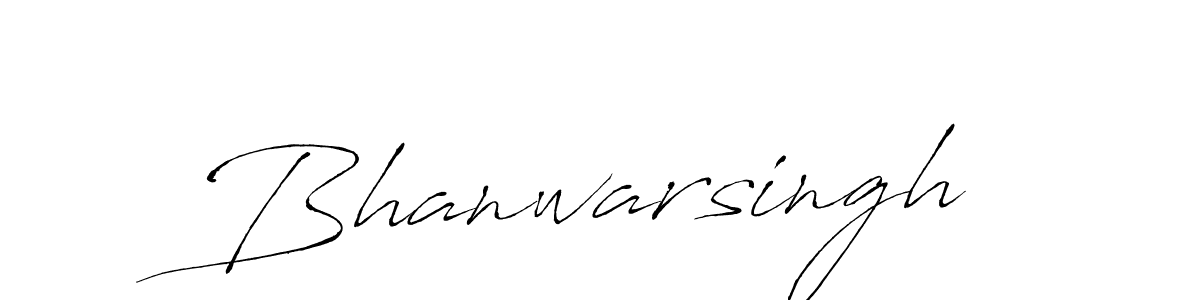 Design your own signature with our free online signature maker. With this signature software, you can create a handwritten (Antro_Vectra) signature for name Bhanwarsingh. Bhanwarsingh signature style 6 images and pictures png