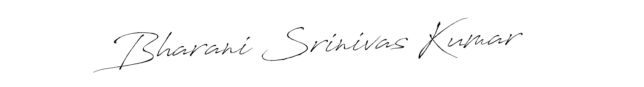 Make a beautiful signature design for name Bharani Srinivas Kumar. With this signature (Antro_Vectra) style, you can create a handwritten signature for free. Bharani Srinivas Kumar signature style 6 images and pictures png