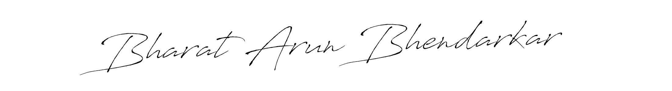 Make a beautiful signature design for name Bharat Arun Bhendarkar. With this signature (Antro_Vectra) style, you can create a handwritten signature for free. Bharat Arun Bhendarkar signature style 6 images and pictures png