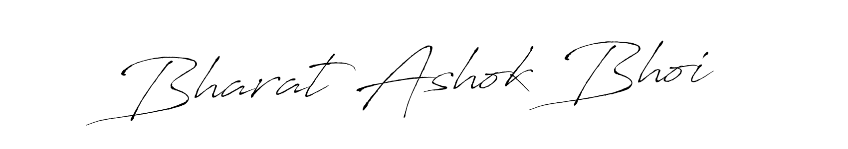 Bharat Ashok Bhoi stylish signature style. Best Handwritten Sign (Antro_Vectra) for my name. Handwritten Signature Collection Ideas for my name Bharat Ashok Bhoi. Bharat Ashok Bhoi signature style 6 images and pictures png
