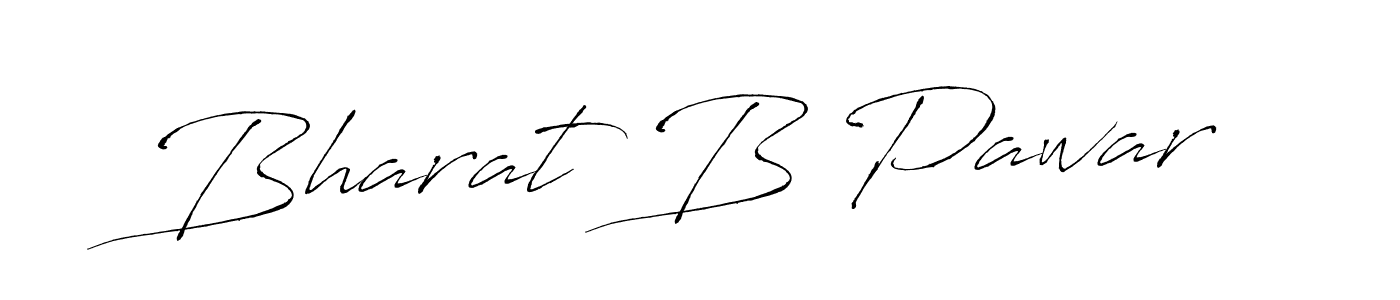 How to make Bharat B Pawar name signature. Use Antro_Vectra style for creating short signs online. This is the latest handwritten sign. Bharat B Pawar signature style 6 images and pictures png