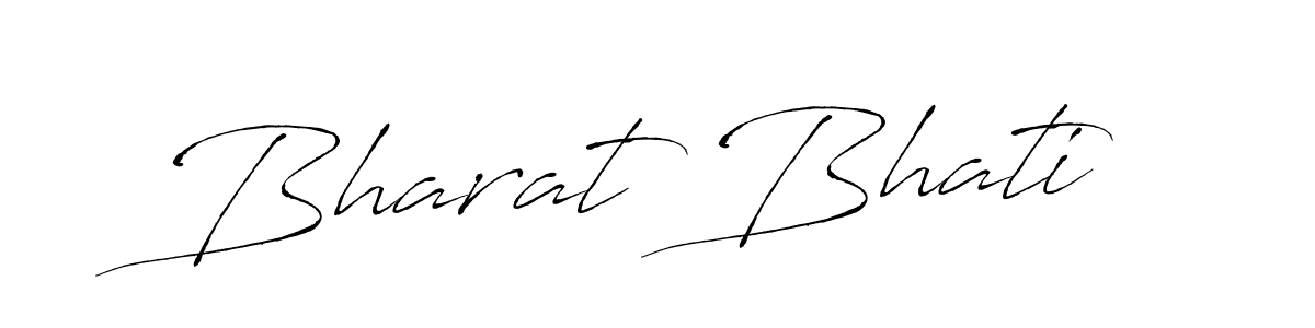 How to make Bharat Bhati name signature. Use Antro_Vectra style for creating short signs online. This is the latest handwritten sign. Bharat Bhati signature style 6 images and pictures png