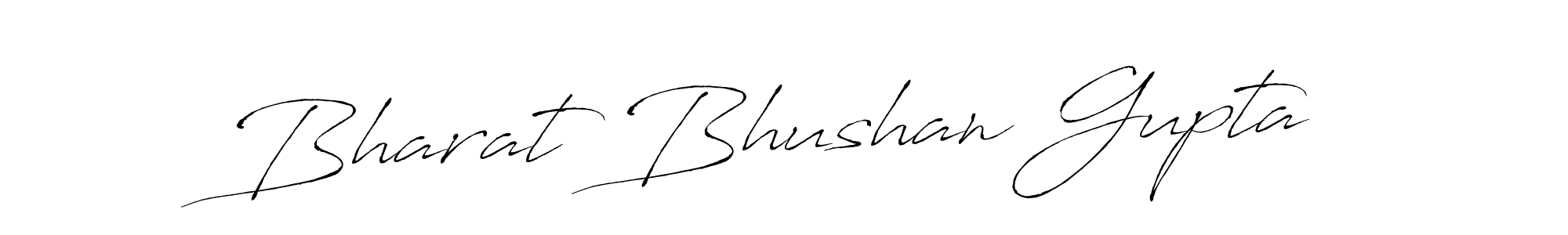 Make a beautiful signature design for name Bharat Bhushan Gupta. With this signature (Antro_Vectra) style, you can create a handwritten signature for free. Bharat Bhushan Gupta signature style 6 images and pictures png