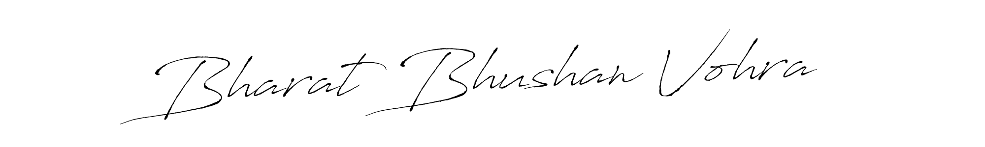 Create a beautiful signature design for name Bharat Bhushan Vohra. With this signature (Antro_Vectra) fonts, you can make a handwritten signature for free. Bharat Bhushan Vohra signature style 6 images and pictures png