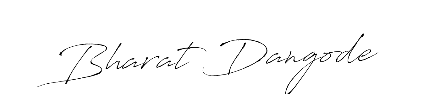Antro_Vectra is a professional signature style that is perfect for those who want to add a touch of class to their signature. It is also a great choice for those who want to make their signature more unique. Get Bharat Dangode name to fancy signature for free. Bharat Dangode signature style 6 images and pictures png