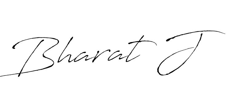 Bharat J stylish signature style. Best Handwritten Sign (Antro_Vectra) for my name. Handwritten Signature Collection Ideas for my name Bharat J. Bharat J signature style 6 images and pictures png