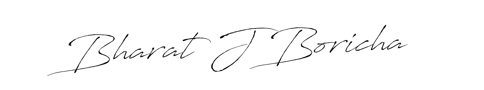How to make Bharat J Boricha signature? Antro_Vectra is a professional autograph style. Create handwritten signature for Bharat J Boricha name. Bharat J Boricha signature style 6 images and pictures png
