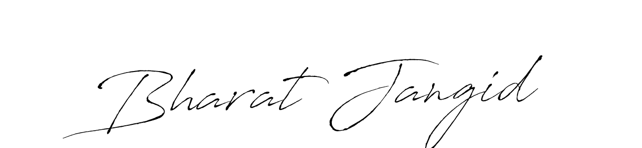 You should practise on your own different ways (Antro_Vectra) to write your name (Bharat Jangid) in signature. don't let someone else do it for you. Bharat Jangid signature style 6 images and pictures png