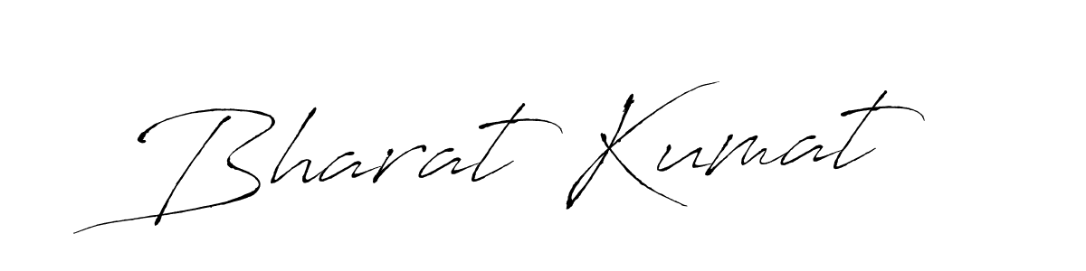 Bharat Kumat stylish signature style. Best Handwritten Sign (Antro_Vectra) for my name. Handwritten Signature Collection Ideas for my name Bharat Kumat. Bharat Kumat signature style 6 images and pictures png