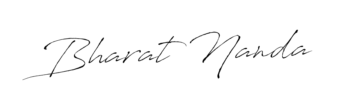 Use a signature maker to create a handwritten signature online. With this signature software, you can design (Antro_Vectra) your own signature for name Bharat Nanda. Bharat Nanda signature style 6 images and pictures png